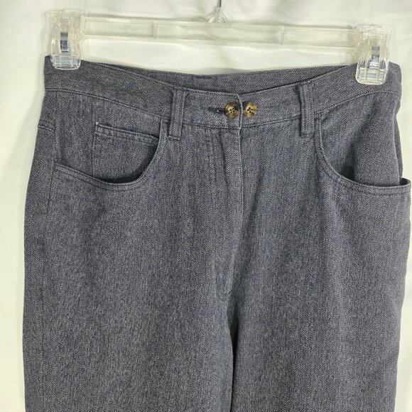 John Rich and Bros Woolrich 100% Cotton Navy 5 Pockets Pants Size 10 - Picture 2 of 10